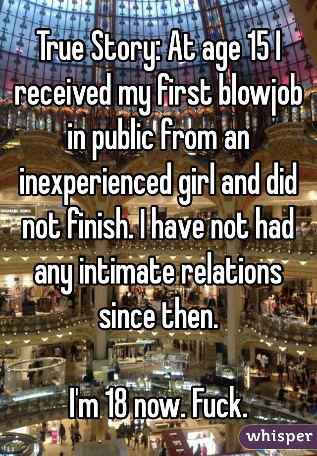 Girls First Blowjob Story